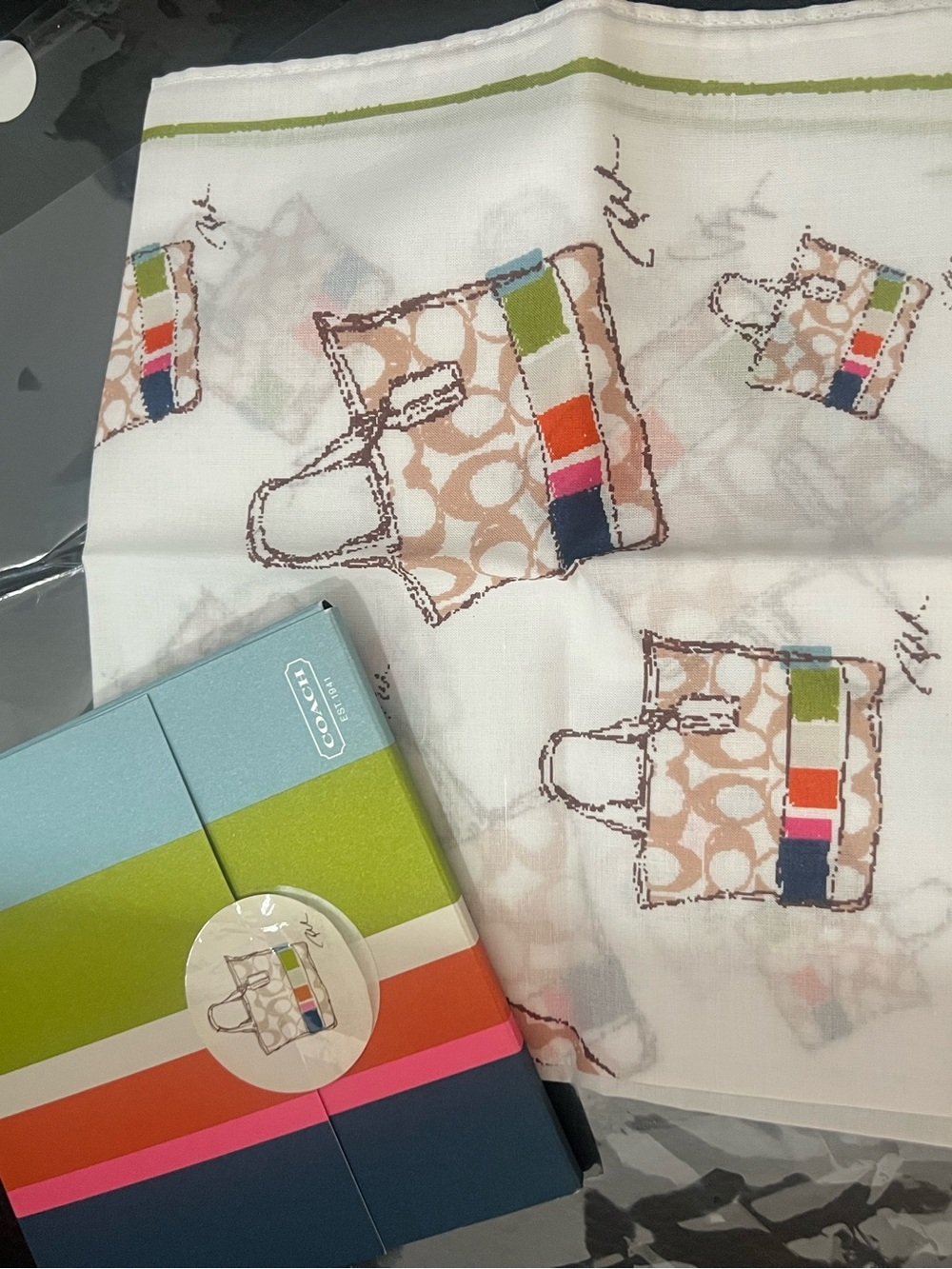 RARE Coach LEGACY Scarf with Box! COLLECTORS ITEM - Picture 3 of 5
